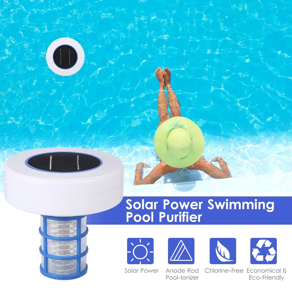 Mixfeer Solar Swimming Pool Solar Pool-Ionizer Swimming Pool liquid Algae Inhibition Chlorine-Free aqua Processor