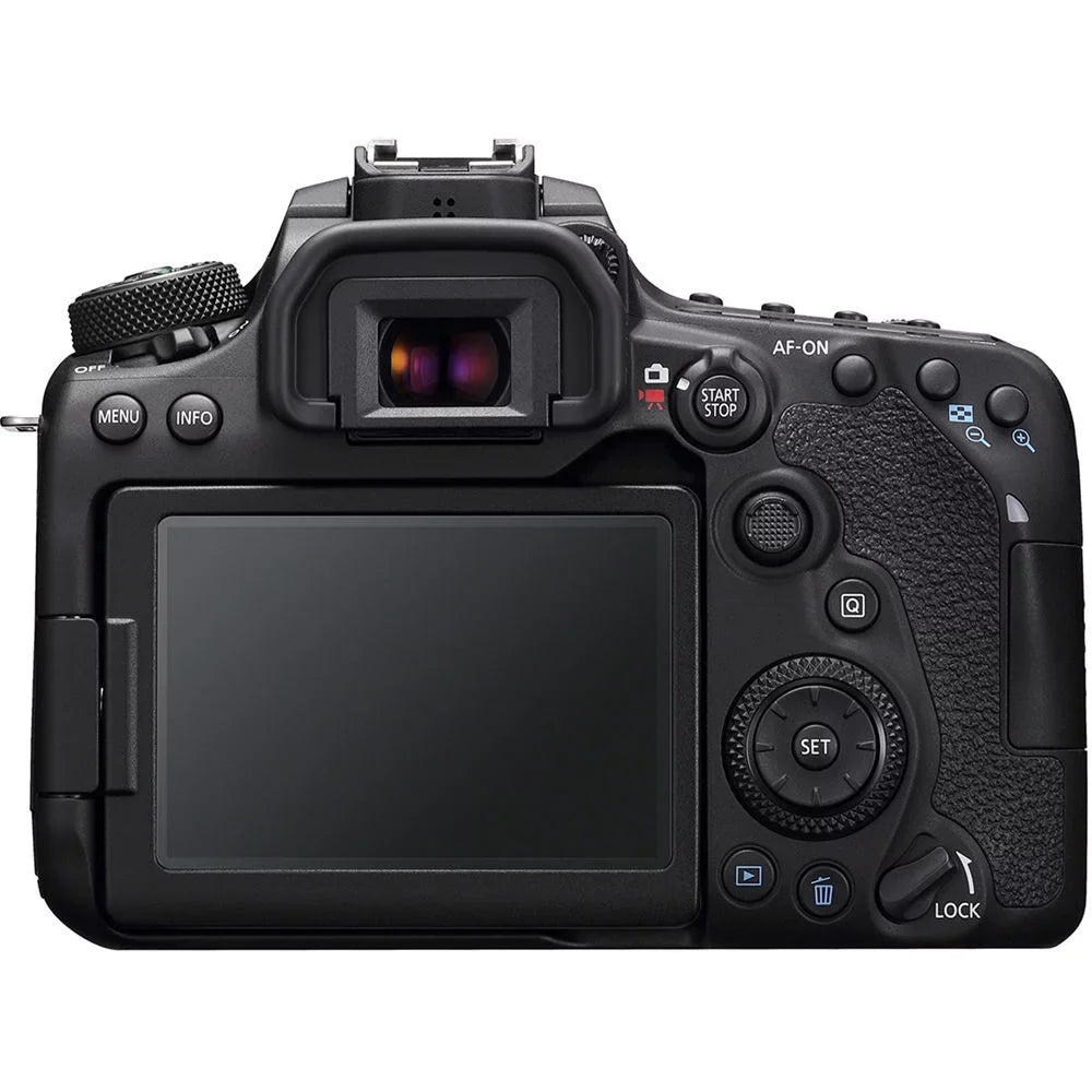 EOS 90D DSLR Camera With  EF-S 10-18mm f/4.5-5.6 IS STM Lens, Soft Padded Case, Memory Card, and More