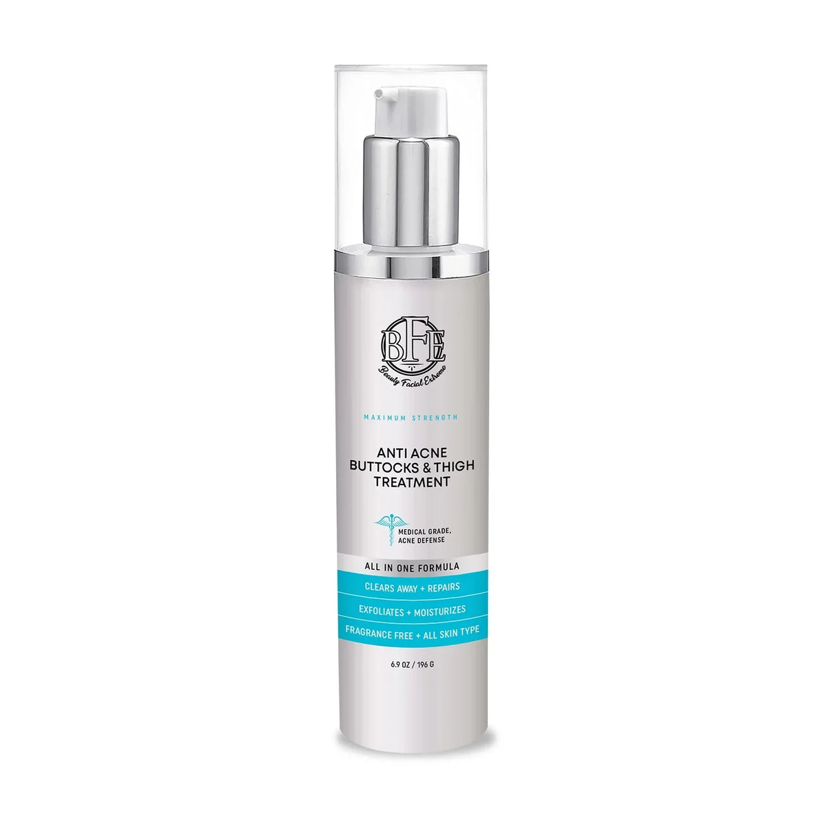 6.9 OZ. Prevents Future Breakouts. Anti-Acne Buttocks & Thigh Treatment- Clears Away Acne, Pimples, and Ingrown Hairs for the Buttocks and Thigh Area