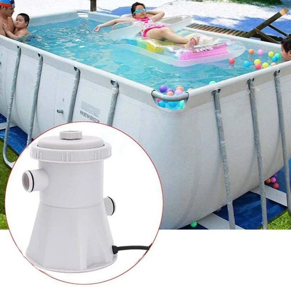 INTSUPERMAI Electric Swimming Pool Filter Pump aqua Cleaning Tool for Above Ground Pools