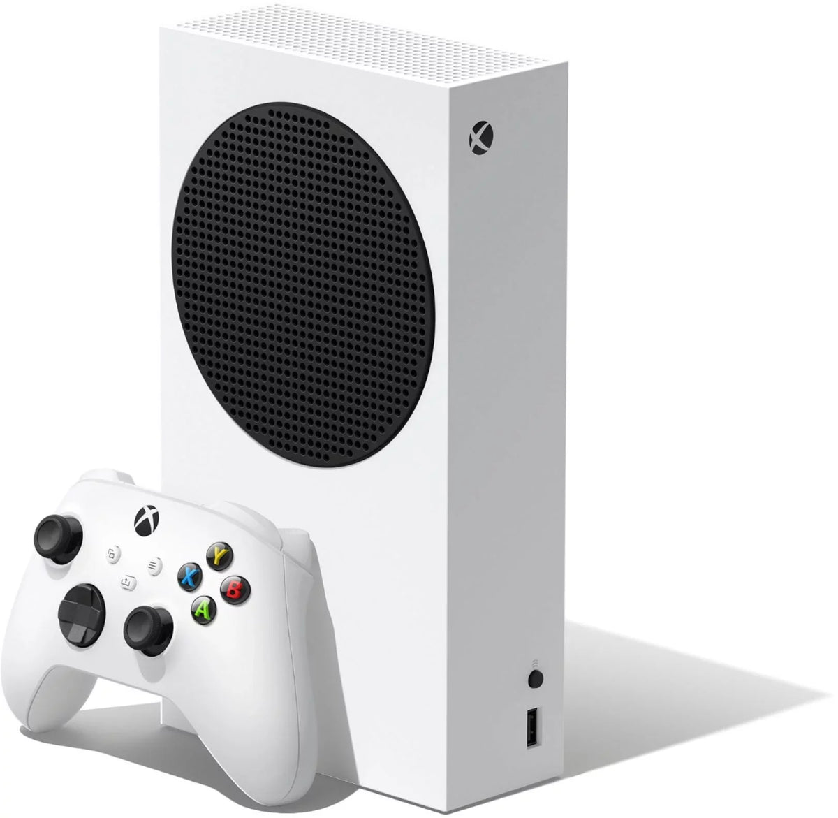 Xbox Series S All Digital Gaming Console 512GB Solid State Drive White Xbox Console and Wireless Controller with Mytrix Full Body Skin Sticker-Eclipse