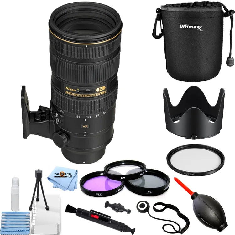 AF-S NIKKOR 70-200mm f/2.8G ED VR II Lens - PRO BUNDLE