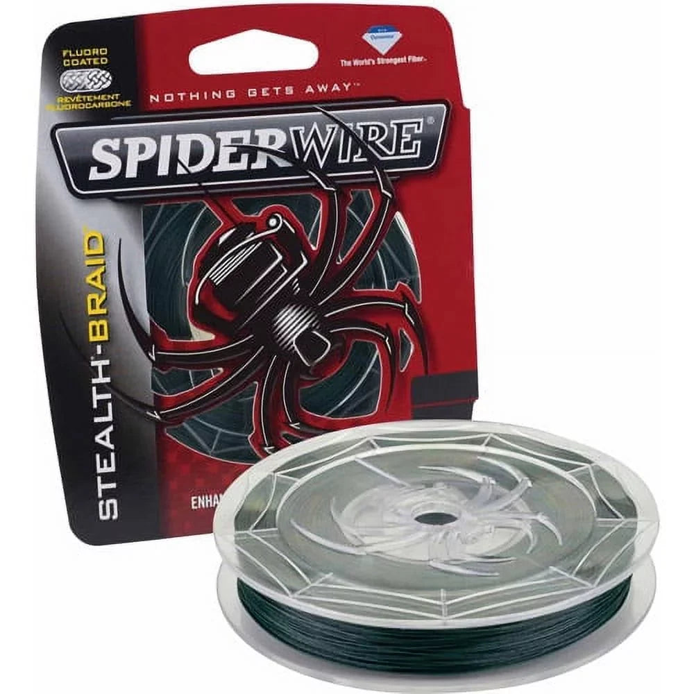 SpiderWire Stealth 8lb Superline, Moss Green, 300yd