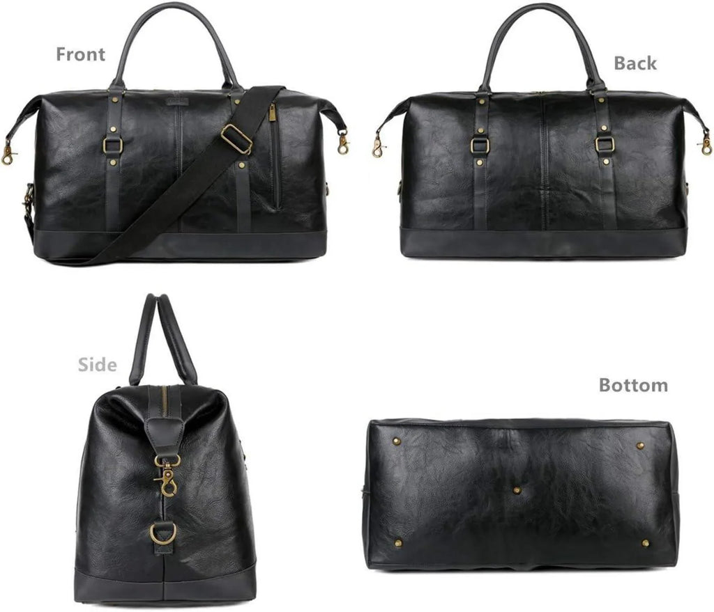 20 Leather Overnight Travel Duffel Bag. FR Fashion Co