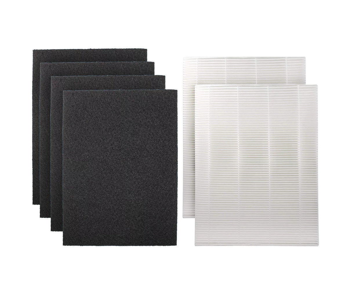 2 HEPA 4 Carbon Replacement Filters Set suitable with Coway AP-1216L Tower Air Purifier, AP-1216-FP
