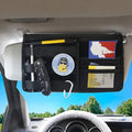 MDSTOP Molle Visor Panel Organizer Tactical Webbing matching Vehicle Sun Visor shield Car Sunshade Storage Holder Pouch Fits for Cars, Trucks, Suvs, Pickups (Black, 7"x12")