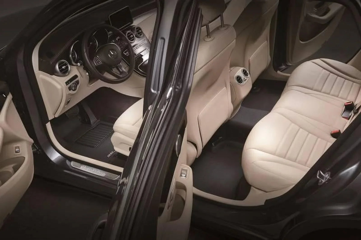 3D MAXpider 2020-2024 Fits Jeep Gladiator JT 1st 2nd Row Kagu Carbon Fiber Embossed Pattern Black Floor Mats L1JP02201509