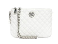 Badgley Mischka Off-White Wallet Size Body Bag