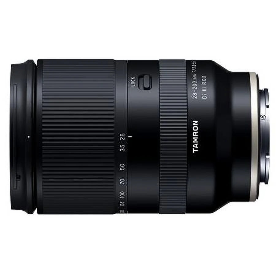 28-200mm f/2.8-5.6 Di III RXD Lens for  E, Bundle with ProOptic 67mm Filter Kit, Everyday Sling V2, SlideLITE Strap, Cleaning Kit, Cloth