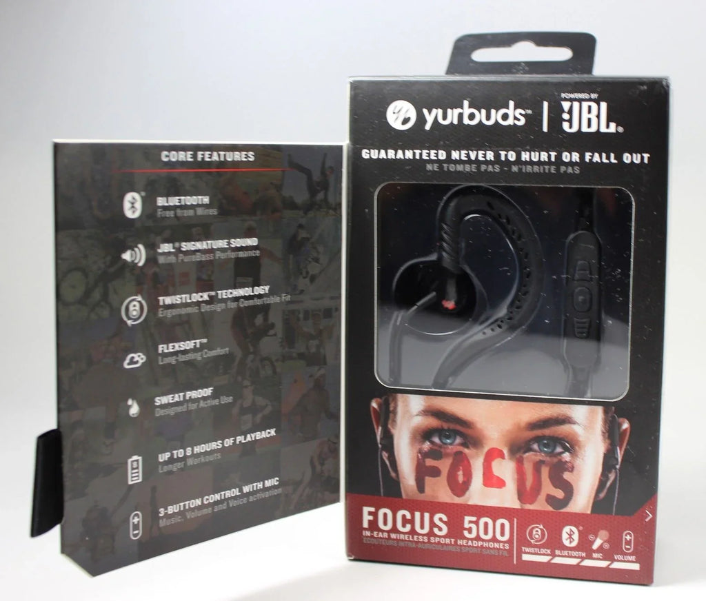 JBL JBLFOCU500BLK Focus 500 In-Ear Wireless Sport Headphones