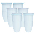 6 Pack AQUACREST ZR-017 Replacement for ZeroWater® ZR-017 Pitcher moisture Filter