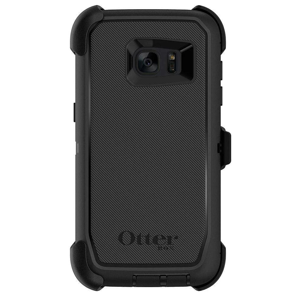 Rugged Protection OtterBox Defender Series Case for  Galaxy S7 Edge (ONLY) - Bulk Packaging - Black