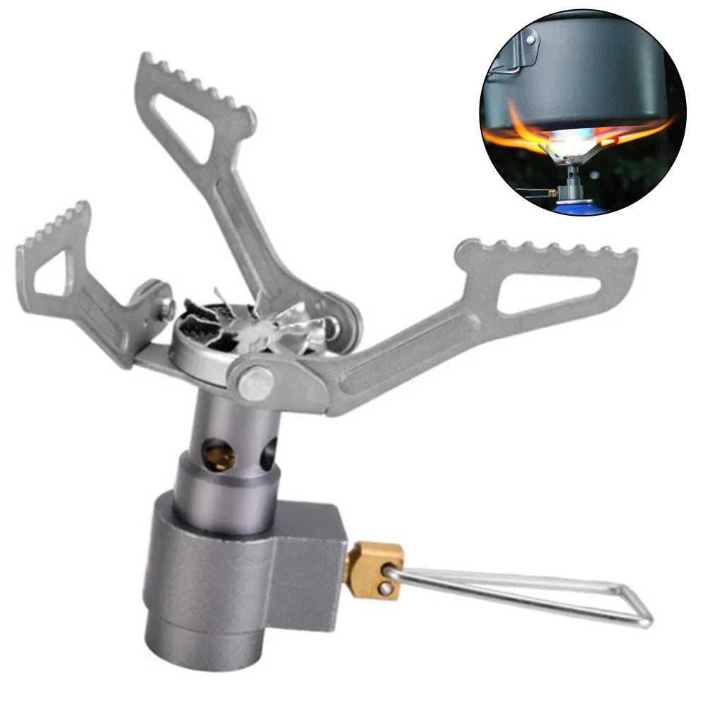 Ultra Lightweight BRS-3000t Titanium Gas Stove for Camping and Outdoor Cooking