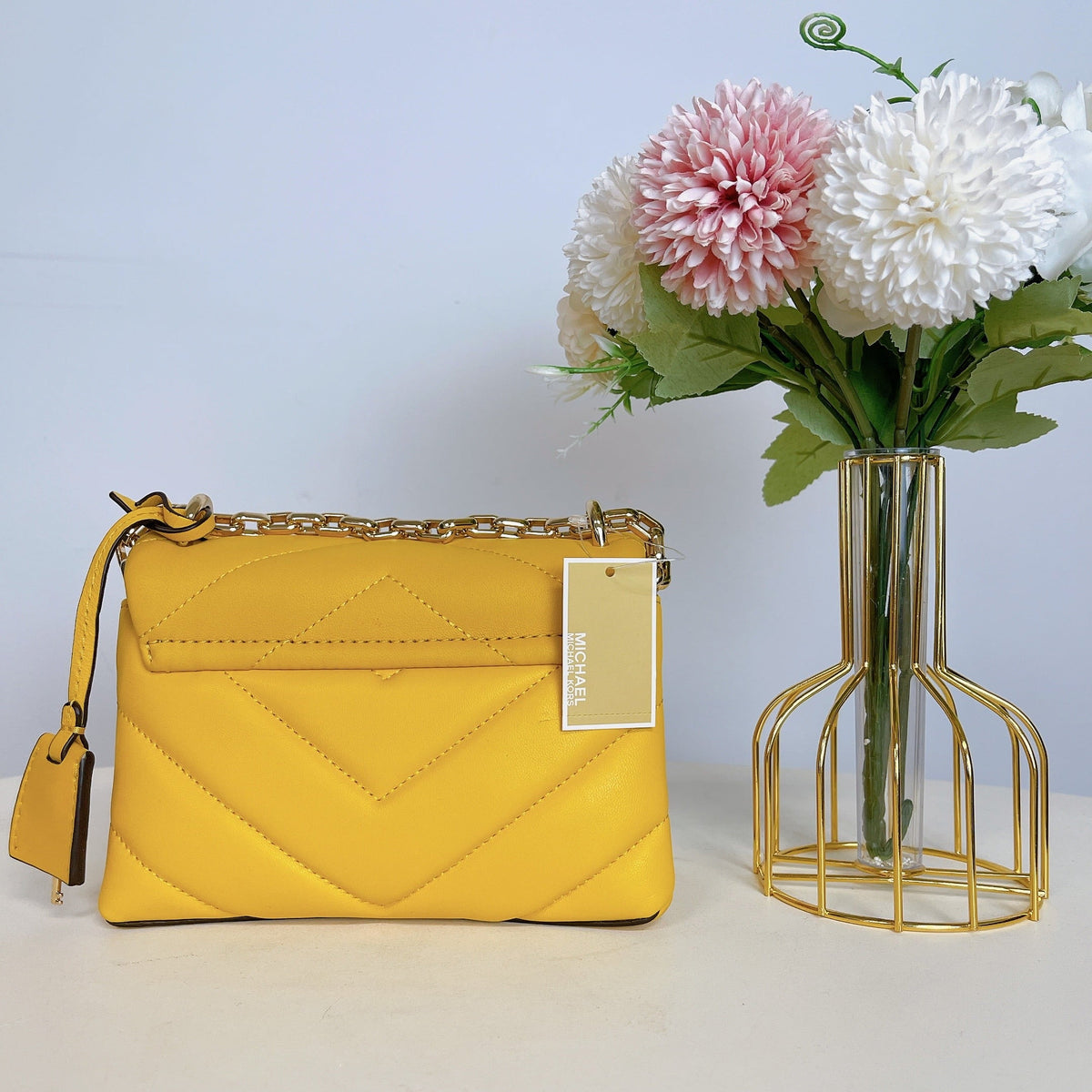 Michael Kors Cece Cece Extra Small Sunflower Crossbody Bag