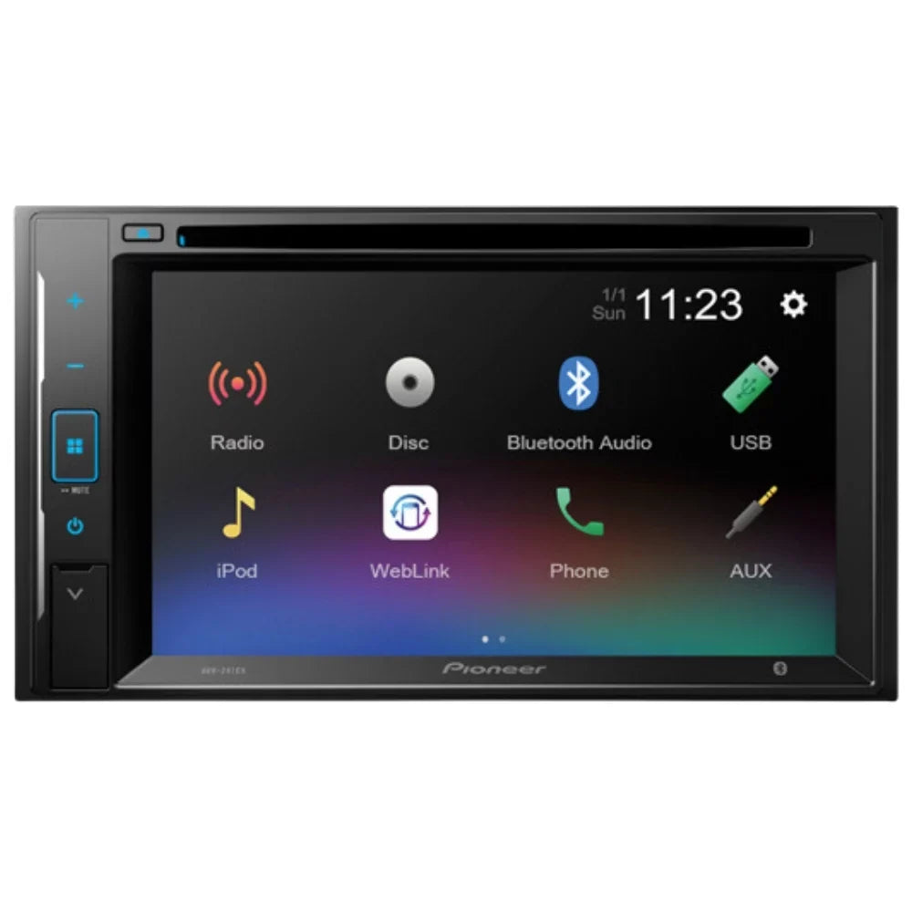 KIT2707 Bundle with Pioneer Multimedia DVD Car Stereo and Installation Kit - for 2003-2009  4Runner Sport Edition w/RDS / Bluetooth Touchscreen, Backup Camera, Dash Kit