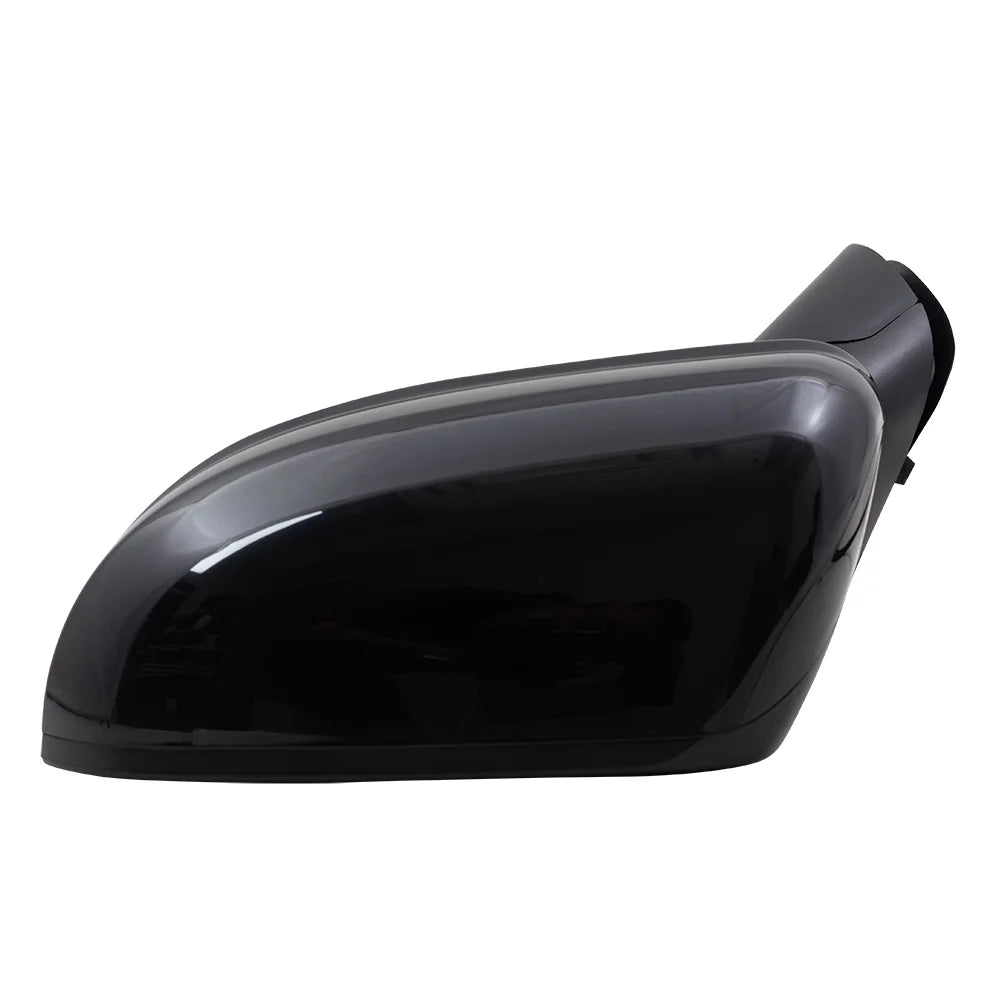 Brock Aftermarket Replacement Driver Left Passenger Right Power Mirror Without Heat-Camera Paint To Match Black Set appropriate With 2014-2015 Honda Civic