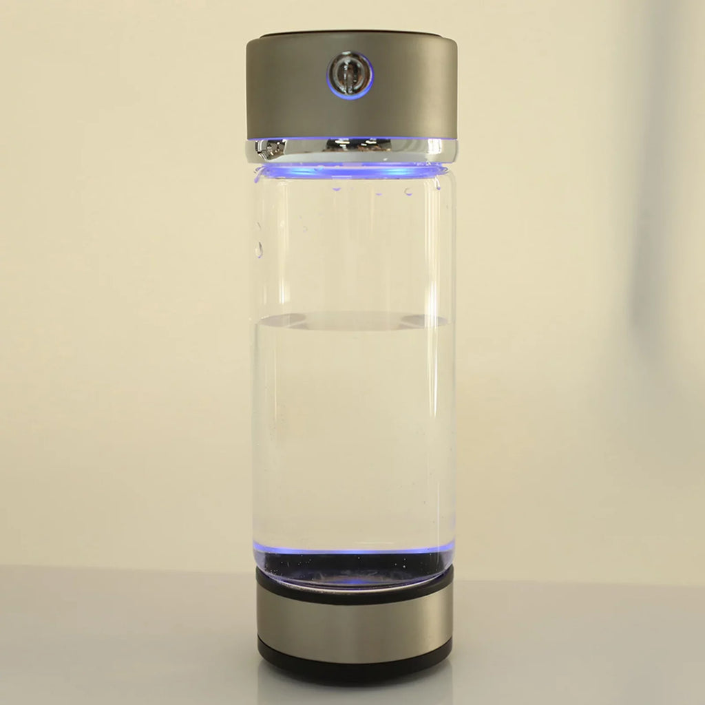 VIFERR Hydrogen liquid Bottle USB Charging Rich Hydrogen moisture Purifier Filter Glass Bottle Portable Lonizer Cup