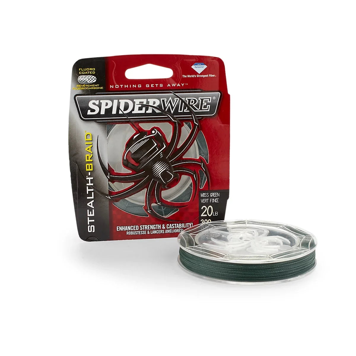 SpiderWire Stealth 8lb Superline, Moss Green, 300yd