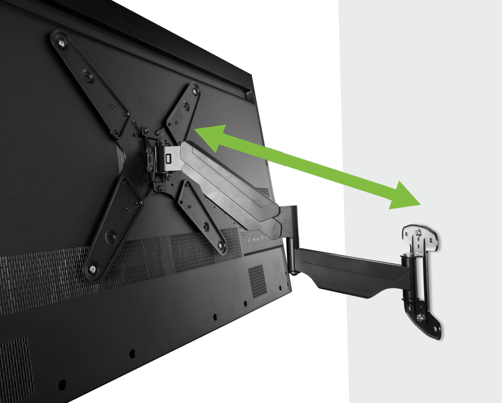 Full-Motion Spring Arm TV Mount for 23"-65"TVs. onn