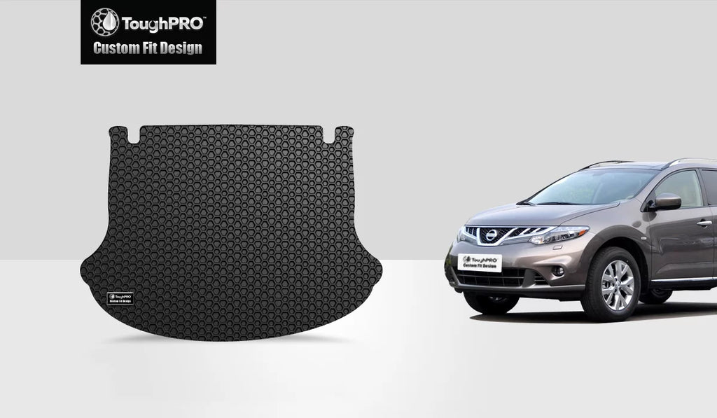 ToughPRO - Cargo Mat appropriate with NISSAN Murano - All elements Heavy Duty (Made in USA) - Black Rubber - 2005