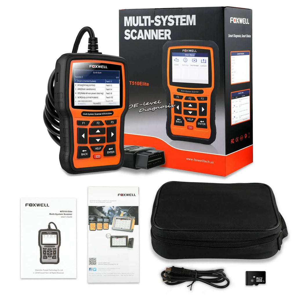 FOXWELL  Pofessional All System OBD2 Scanner For Mercedes-benz SAS DPF BRT Multi Reset Bi-Directional Test Auto Car Diagnostic Tool