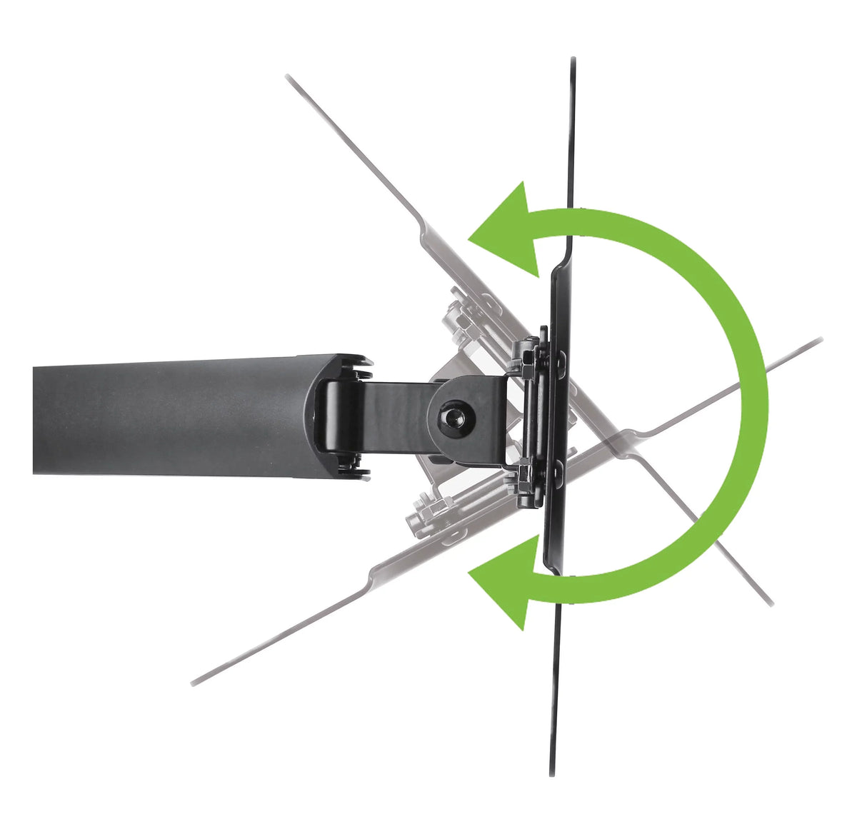 Full-Motion Spring Arm TV Mount for 23"-65"TVs. onn