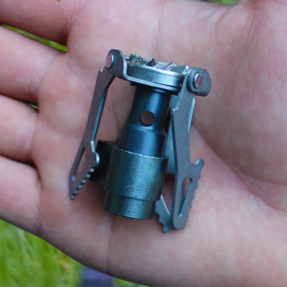 Ultra Lightweight BRS-3000t Titanium Gas Stove for Camping and Outdoor Cooking