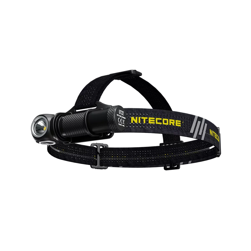 Value Bundle: Nitecore UT32 Dual Emitter Headlamp - (5700K,Cool White) - (3000K,Warm White) with 1x NL1834R USB Rechargeable Battery and TUP Rechargeable Intelligent Pocket Light (Black or Gray)
