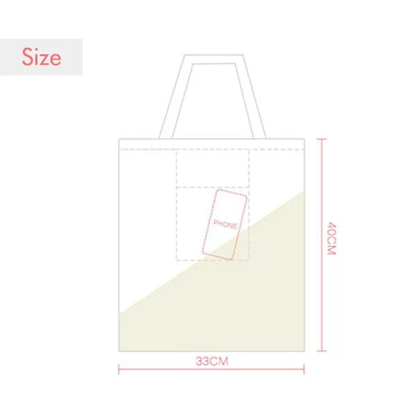 Reflection Stock Market Bull Expression Sack Canvas Tote Shoulder Bag
