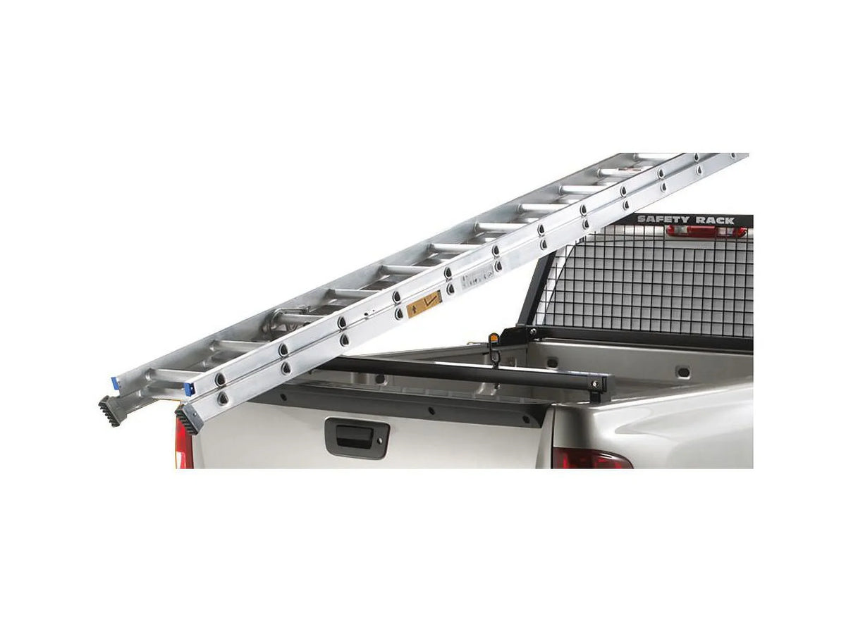 BACKRACK by RealTruck Truck Bed Rear Bar | Black, No Drill | 11519 | appropriate with 2007-2013 Chevrolet/GMC Silverado/Sierra 1500; 2007-2014 Chevrolet/GMC Silverado/Sierra 2500/3500 HD