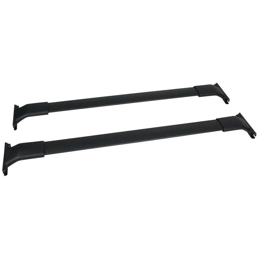 Ikon Motorsports matching with 13-16 Mazda CX-5 CX5 OE Style Cross Bar Roof Rack Black Aluminum