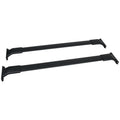 Ikon Motorsports matching with 13-16 Mazda CX-5 CX5 OE Style Cross Bar Roof Rack Black Aluminum