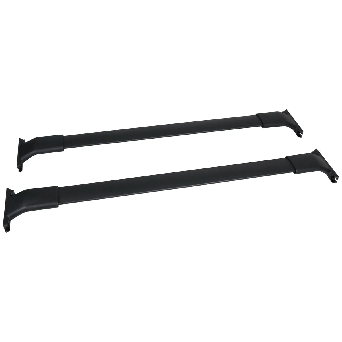 Ikon Motorsports matching with 13-16 Mazda CX-5 CX5 OE Style Cross Bar Roof Rack Black Aluminum