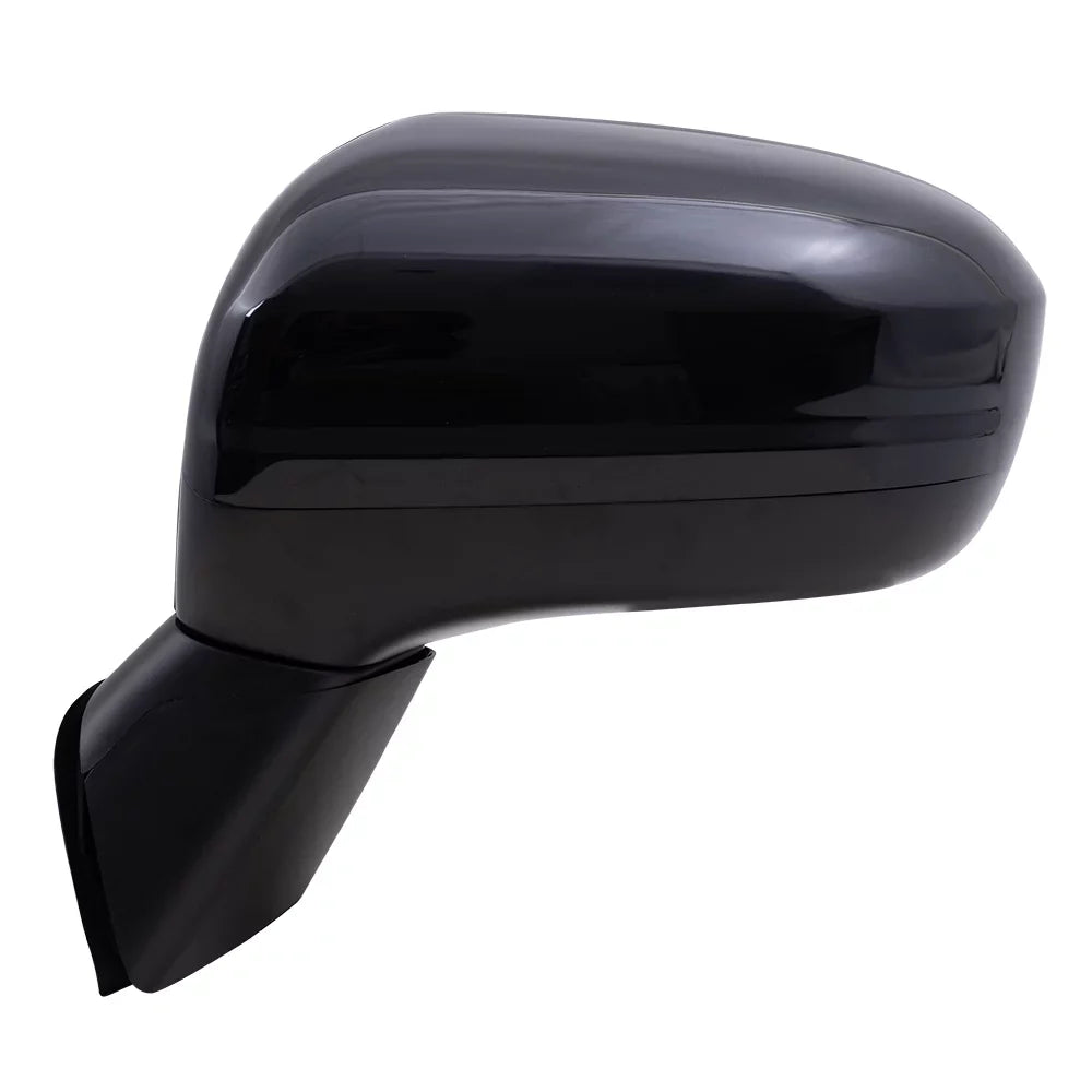 Brock Aftermarket Replacement Driver Left Passenger Right Power Mirror Without Heat-Camera Paint To Match Black Set appropriate With 2014-2015 Honda Civic