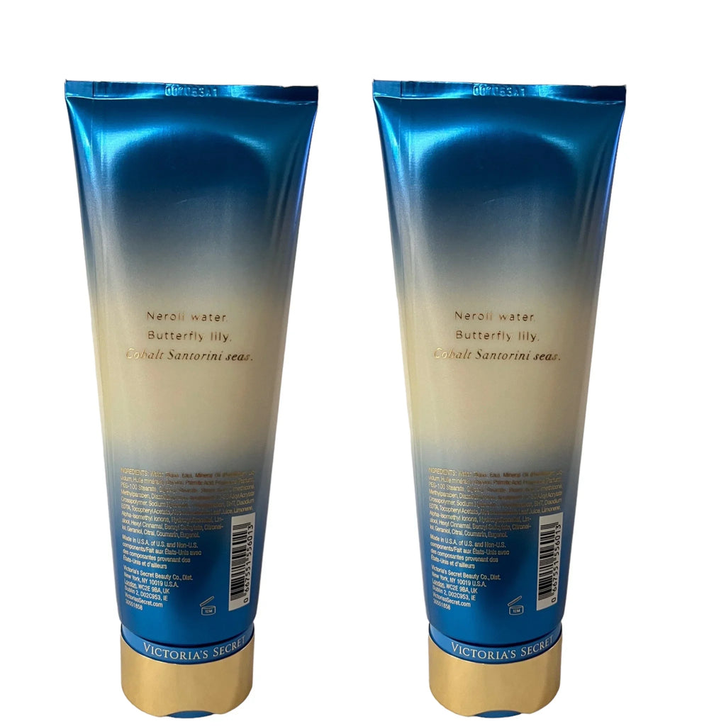 2 Victoria's Secret Santorini Neroli liquid Fragrance Body Lotion 8 fl oz