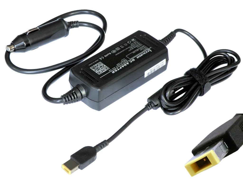 iTEKIRO Car Charger for  ThinkPad X380 Yoga 20LH001SUS 20LH0023US, Yoga 11e 20D9 20DA 20DB 20DU, Yoga 11e 2nd Gen 20E5 20E7, Yoga 11e 3rd Gen 20G8 20GA, Yoga 11e 4th Gen 20G8 20HS 20HU