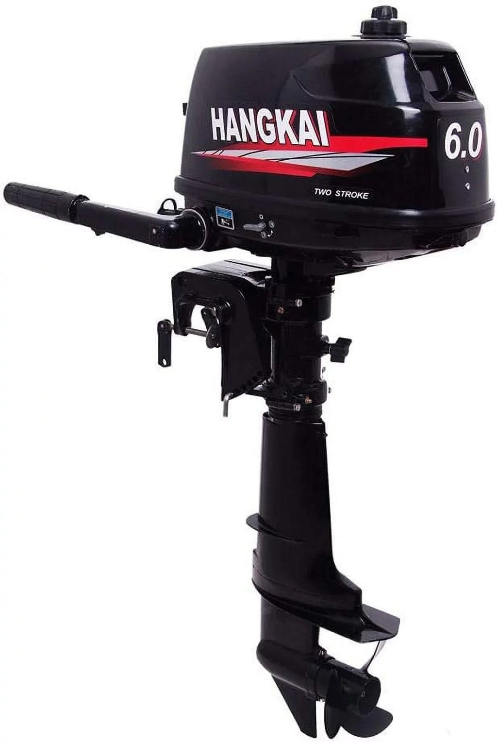 MONIPA 6  2-Stroke Outboard Motor Tiller Shaft Inflatable Fishing ship Marine Engine liquid Cooling CDI System