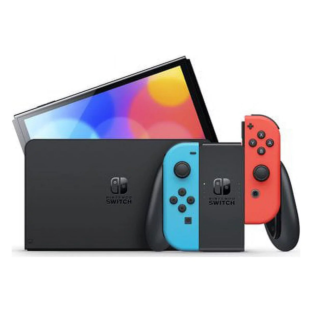 Nintendo Switch? ? OLED Model w/ Neon Red & Neon Blue Joy-Con?