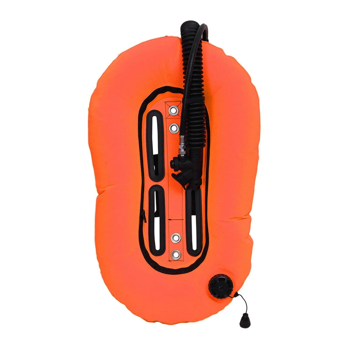 yotijar Diving Snorkeling Donut Wing Single Tank Scuba BCD Set for Freediving Diving Orange