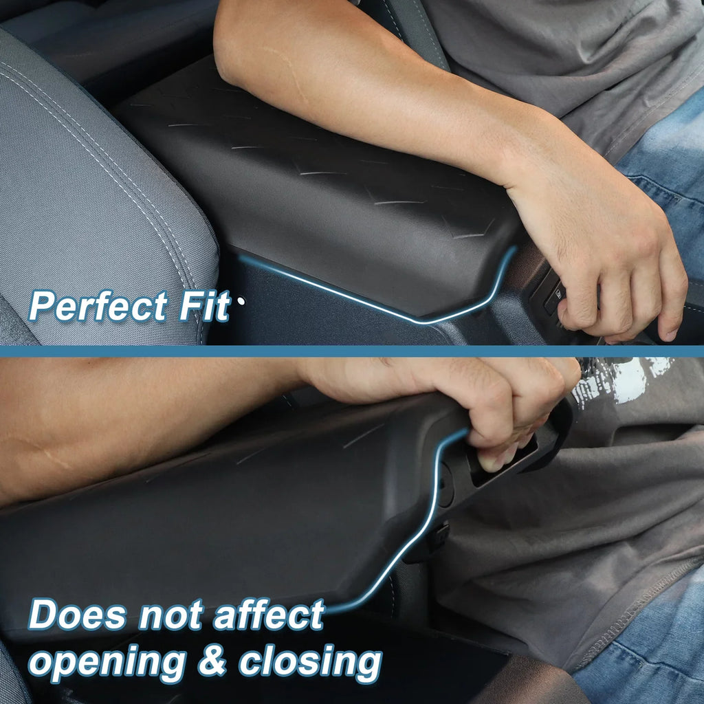 KOLEMO Center Console Armrest Rest Pad protector appropriate with for  Bronco 2021 2022 2/4 Door Accessories,Anti-Scratch Car Central Armrest Seat Box shield Protector