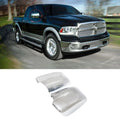 NINTE Rear Side View Mirror Covers for Dodge RAM 1500 2009-2018 Without Turn Signal Hole