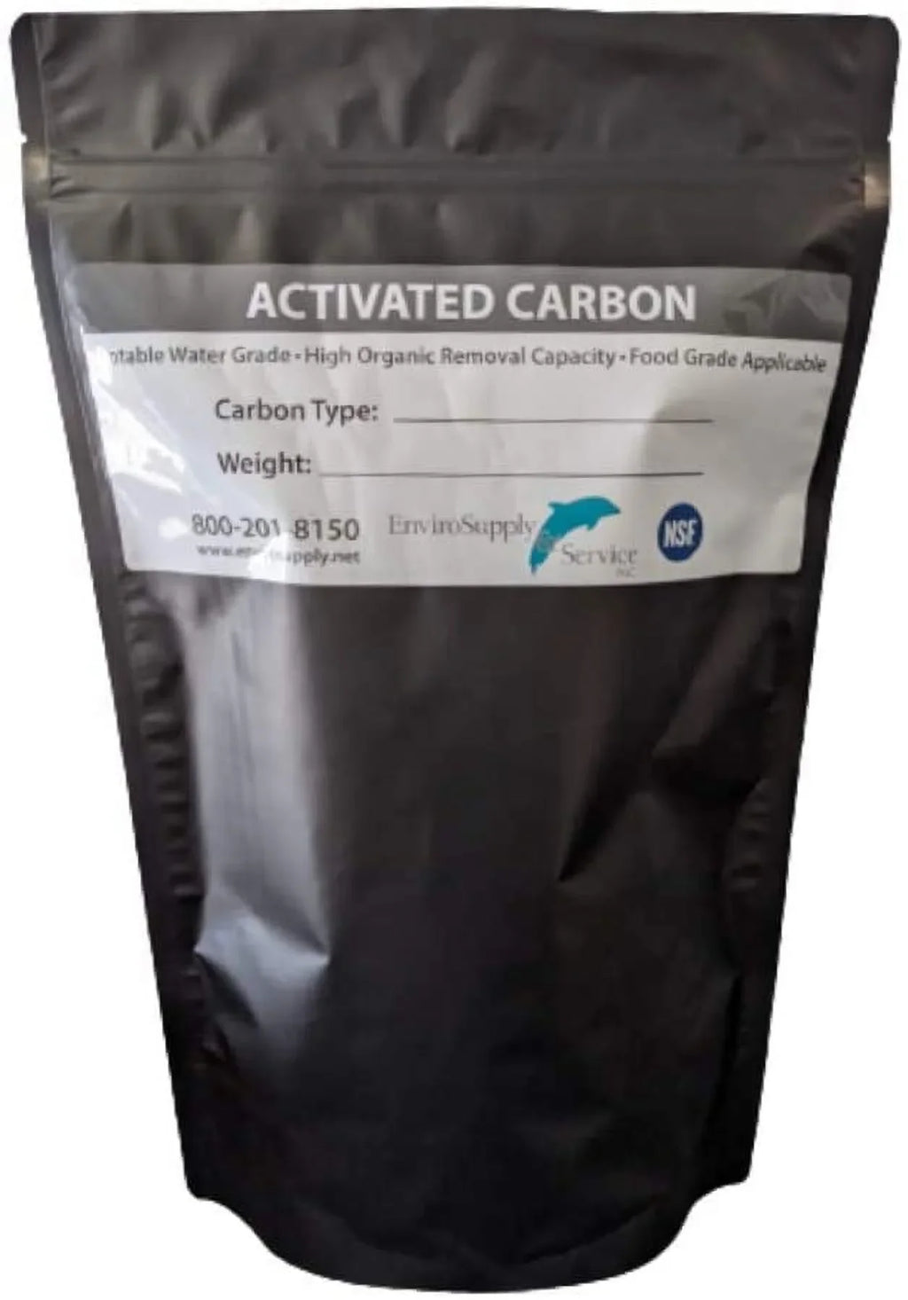 EnviroSupply 12x40 Ultra Pure Prewashed Virgin Coconut Shell Activated Carbon (aqua Filtration, Aquarium Cleaning Charcoal) - Resealable 27.5 Pound Bag