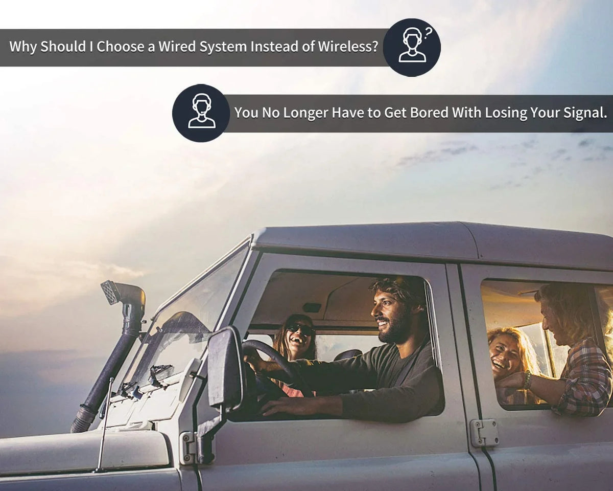 Fookoo HD Backup Camera System, 7'' DVR Split Screen Monitor and Waterproof Rear View Cameras with Parking Lines Reversing for RV/Truck/Trailer/Bus/Semi-Trailer/Tractor/5th Wheel Trailer(DY704)