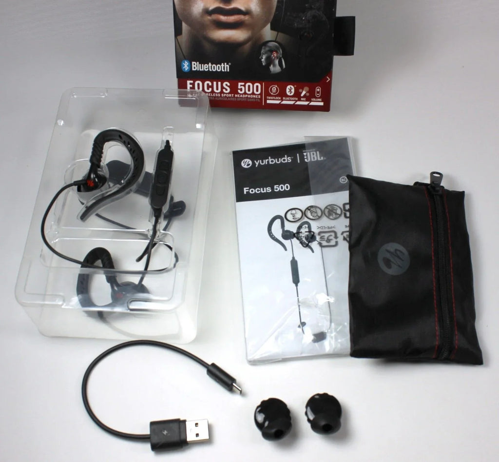 JBL JBLFOCU500BLK Focus 500 In-Ear Wireless Sport Headphones