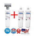 AFC Brand , aqua Filter System , Model # AFC-SQC-200 , suitable with , Cuno® and AquaPure® - 3 Filters - Made in U.S.A.