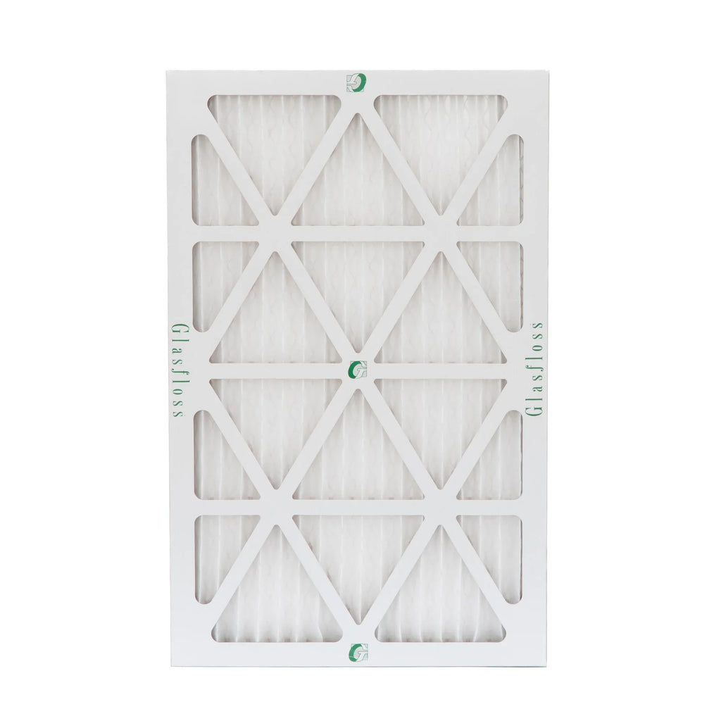 ( 8 Pack ) Exact Size: 15-1/2 x 23-1/2 x 7/8. 16x24x1 MERV 10 Pleated AC Furnace Air Filters by Glasfloss Industries