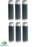 Pack of 6 - Refillable Cartridge w/ RO/DI Color Changing DI Resin | WS-MBDI -10"