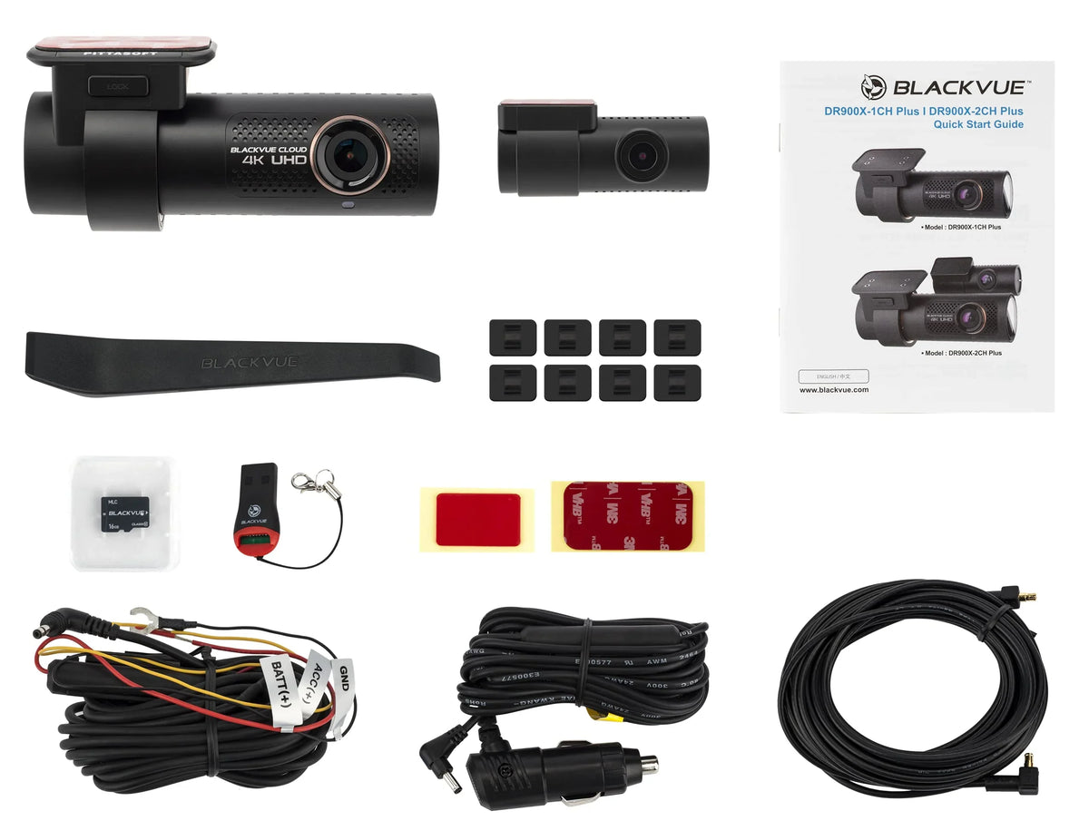 BlackVue DR900X-2CH Plus with 64GB microSD Card