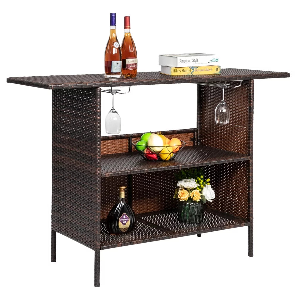Modern Stylish And Beautiful Bar Table Brown Gradient