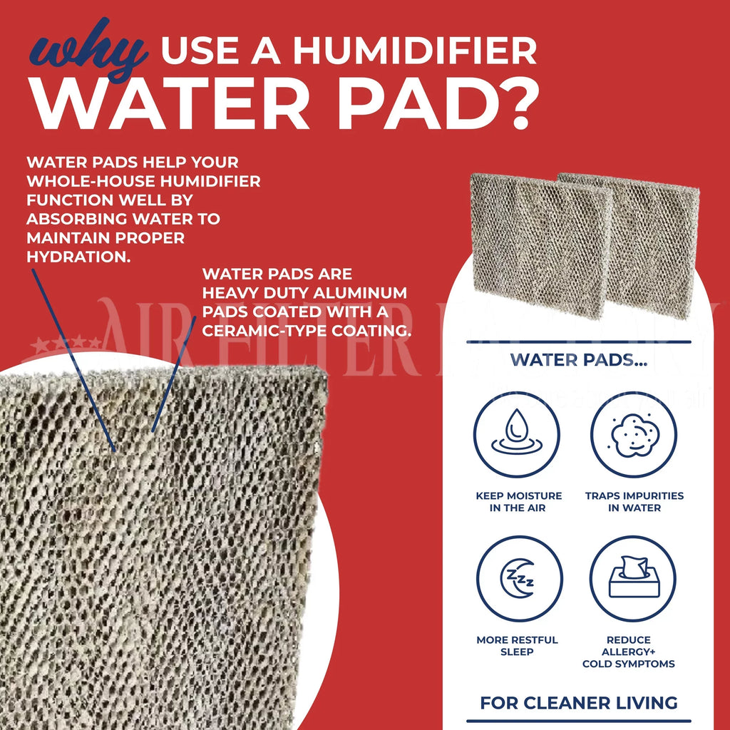 2-Pack Air Filter Factory matching with Honeywell HE225A1006, HE225A104, HE225B Humidifier Filter